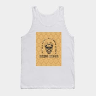 Army Skull typography-Quotes-Print Tank Top